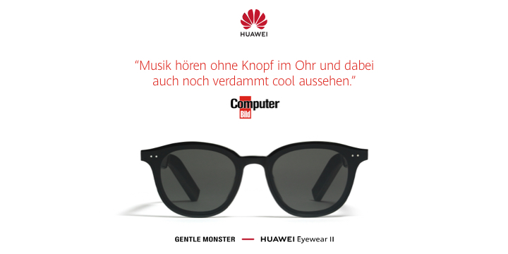 HUAWEI X Gentle Monster Eyewear II MYMA, smarte Sonnenbrille mit Bluetooth  Kopfhörern, stylisches Design, angenehm zu Tragen, stabile Bluetooth 